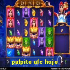 palpite ufc hoje